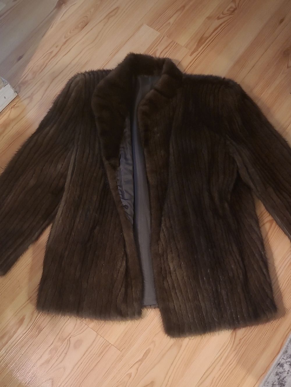 Women's Brown Faux Fur Jacket - Classic Cozy Coat